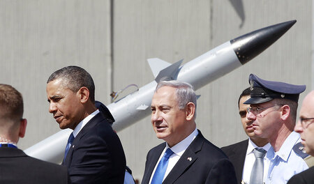 US-Präsident Barack Obama und Israels Premierminister Benjamin N...