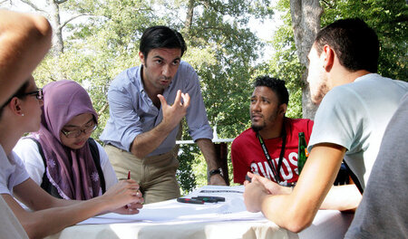 Der Austausch von Mensch zu Mensch ist für die Gewerkschafter, d...