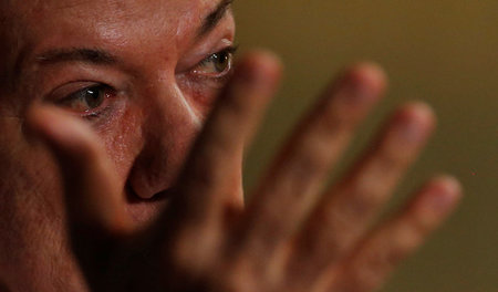 Der kolumbianische Präsident Juan Manuel Santos räumt die Schuld... Der kolumbianische Präsident Juan Manuel Santos räumt die Schuld...
