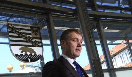 Schielt schon nach Berlin: André Poggenburg, AfD-Fraktionschef i... Schielt schon nach Berlin: André Poggenburg, AfD-Fraktionschef i...