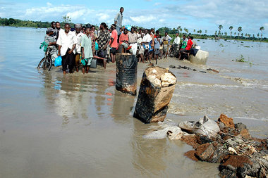 Auch in Kenia sind weite Gebiete überflutet worden Auch in Kenia sind weite Gebiete überflutet worden