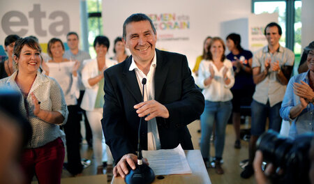 Wahlkampf trotz Kandidaturverbot: Arnaldo Otegi am 6. September ...