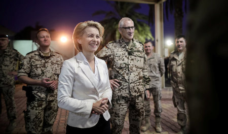 Verteidigungsministerin Ursula von der Leyen (CDU) am 22. Septem...