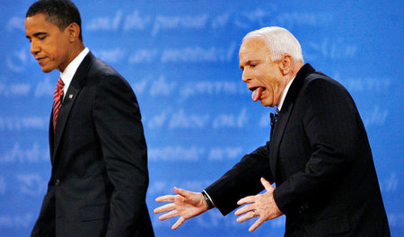 »Der da«: McCain ruiniert 2008 seinen Auftritt gegen Obama »Der da«: McCain ruiniert 2008 seinen Auftritt gegen Obama