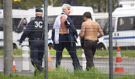 Geflohen: Air-France-Personalchef Xavier Broseta (r.) und Vizedi...
