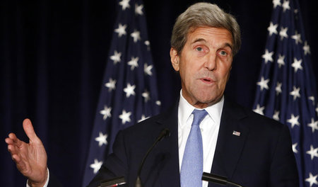 US-Außenminister John Kerry am 28. September in New York US-Außenminister John Kerry am 28. September in New York