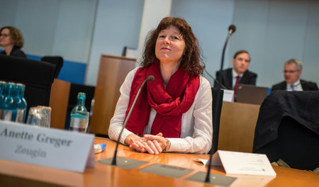 Oberstaatsanwältin Anette Greger am Donnerstag vor der Ausschuss... Oberstaatsanwältin Anette Greger am Donnerstag vor der Ausschuss...