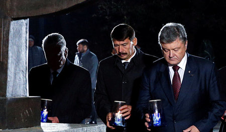 Gedenken an die Opfer der Nazis - gemeinsam mit ukrainischen Neo...