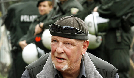Siegfried Borchardt alias »SS-Siggi«, Mitglied der Partei Die Re... Siegfried Borchardt alias »SS-Siggi«, Mitglied der Partei Die Re...