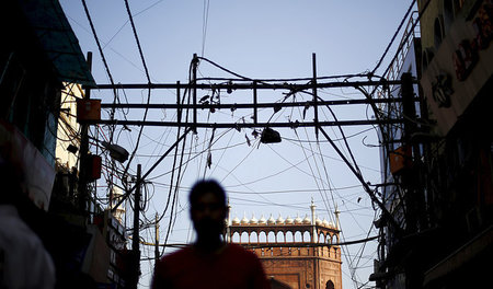 Altstadt von Delhi. Klimaschutz braucht Modernisierung. Und 200 ...