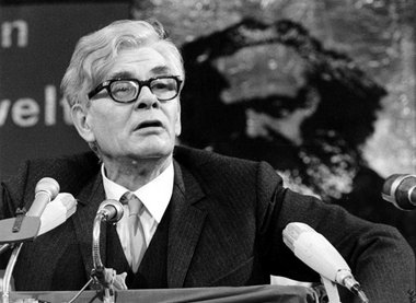 Wolfgang Abendroth (hier 1968) war von 1951 bis 1972 Professor i...
