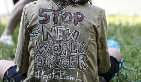 Protest gegen die Bilderberg-Konferenz, 11. Juni 2015