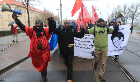 Repression gegen Aktivisten: Demonstration am achten Todestag Ou...