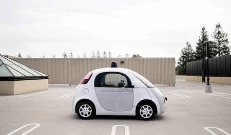 »Träume vom selbstfahrenden Auto« (Google-Protoyp im Silicon Val...