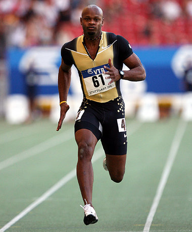 So schnell wie Asafa Powell lief noch niemand auf deutschem Bode... So schnell wie Asafa Powell lief noch niemand auf deutschem Bode...