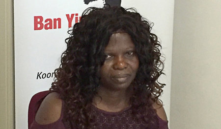 Akosua Asabea schilderte in Berlin, wie sehr die Diplomatin, bei...