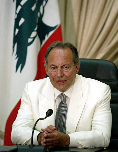 Präsident Emile Lahoud Präsident Emile Lahoud