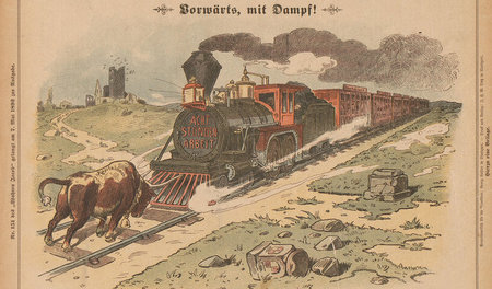 Geschichtliche Entwicklung, die gleichsam naturgesetzlich auf de...