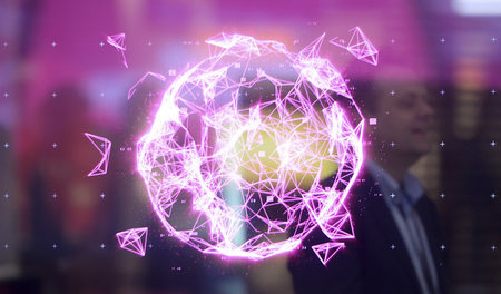Visualisierung des Internets auf der Cebit im März