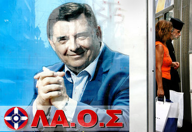 Neofaschist in Nadelstreifen: Giorgos Karatzaferis Neofaschist in Nadelstreifen: Giorgos Karatzaferis