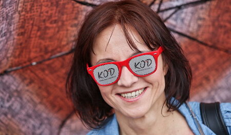 Hat genug von der polnischen Reaktion: Anhängerin des »Komitees ...