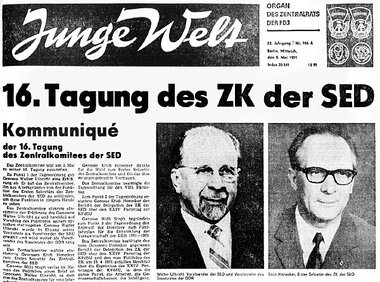 jW-Titelseite vom 5.5.1971