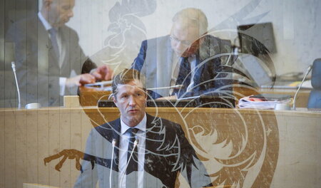 Walloniens Regierungschef Paul Magnette am Freitag im Regionalpa...