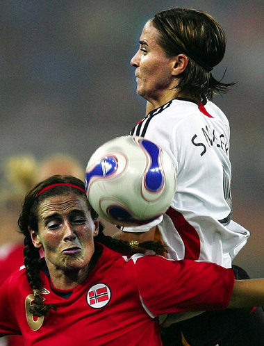 Lange eine 50-50-Angelegenheit: Camilla Huse und Sandra Smisek