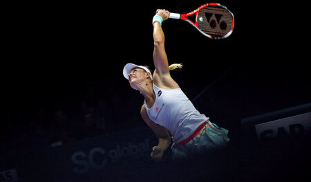 In Singapur daneben gehauen: Kerber Number One
