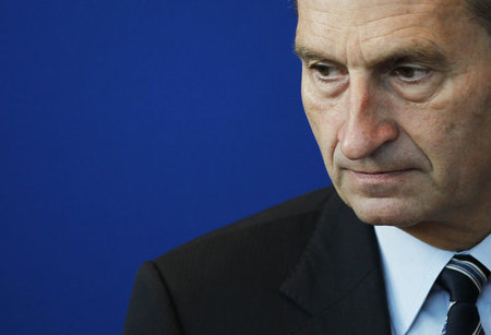 EU-Kommissar Günther Oettinger beleidigte in einer Rede vor Unte...