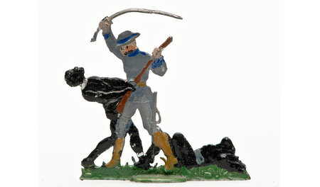 Horror als Spielzeug: Zinnfiguren, Nürnberg, um 1900