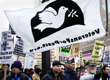 Antikriegsdemonstration am 18.März 2006 in New York