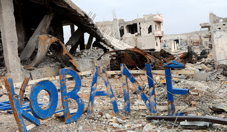 Kobani kurze Zeit nach der Befreiung vom IS im Februar 2015