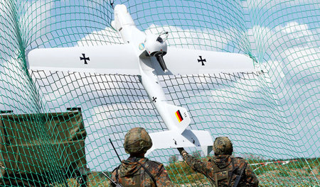 Luna-Drohne der Bundeswehr in Gotha: Auf die Entwicklung der aut...