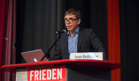 Ivan Rodionov, Chef von RT-Deutsch, bei der Rosa-Luxemburg-Konfe...