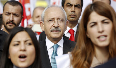 Von Erdogan angeklagt: CHP-Chef Kemal Kilicdaroglu am 29. Oktobe...