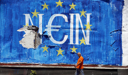 Nein heißt Nein. Ein Graffito thematisiert die deutsche Vorherrs...