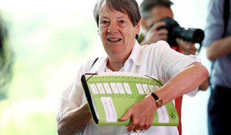 Mit Plan nach Marrakesch: Umweltministerin Barbara Hendricks (SP...