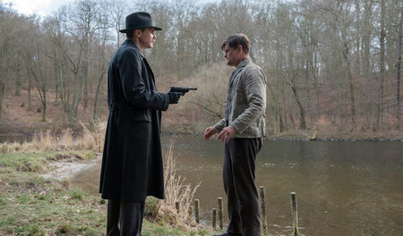 Daniel Brühl (l.) als faschistischer Profi methodischer Gewalt Daniel Brühl (l.) als faschistischer Profi methodischer Gewalt