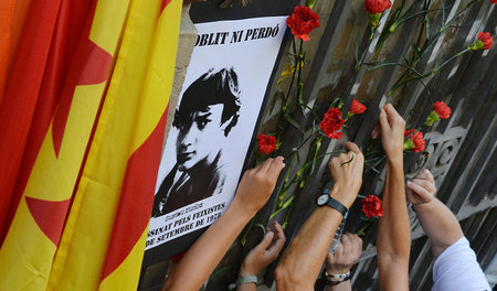 Gedenken an Gustau Muñoz am 11. September 2016 in Barcelona Gedenken an Gustau Muñoz am 11. September 2016 in Barcelona