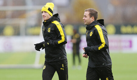 »Nicht totgequält« – Marco Reus (l.) im Training