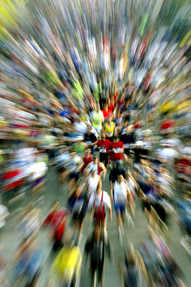 In der Innenstadt geht es toll her: der Chicago-Marathon In der Innenstadt geht es toll her: der Chicago-Marathon