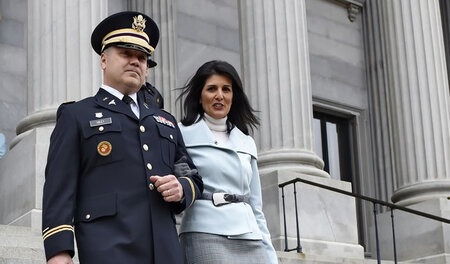 Donald Trumps UN-Vertreterin in spe: Nimrata »Nikki« Haley mit i... Donald Trumps UN-Vertreterin in spe: Nimrata »Nikki« Haley mit i...