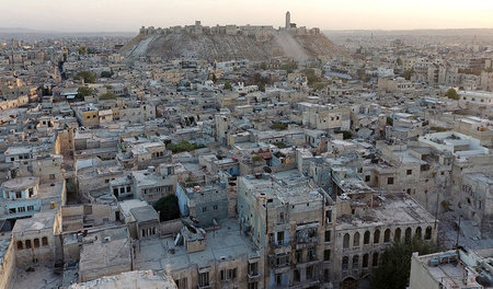 Blick auf Aleppo