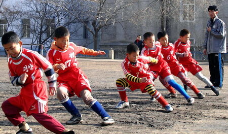 Harte Schule. Nordkorea setzt auf den Fußballnachwuchs