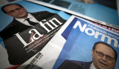 »Das Ende«: Französische Zeitungen verkünden den Verzicht Franço... »Das Ende«: Französische Zeitungen verkünden den Verzicht Franço...