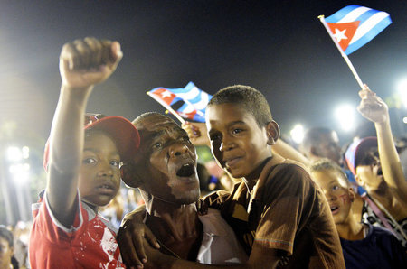 Santiago de Cuba, 3. Dezember: Hunderttausende versammelten sich...