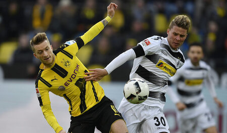 Überhaupt war Marco Reus (l.) der Spieler des Tages