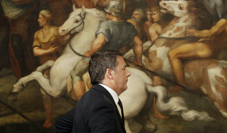 Ciao. Matteo Renzi verlässt am Montag den Regierungssitz (5. Dez... Ciao. Matteo Renzi verlässt am Montag den Regierungssitz (5. Dez...