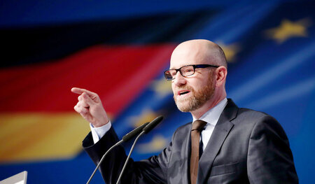 CDU-Generalsekretär Peter Tauber spricht am Mittwoch beim Bundes...
